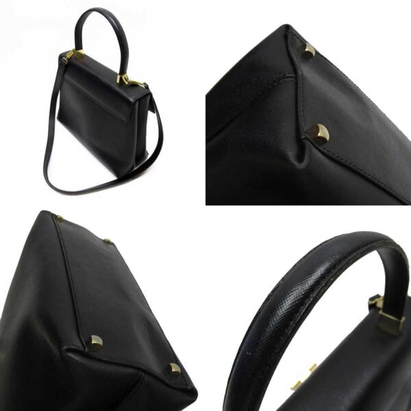 t17797a 1 Salvatore Ferragamo Gancini Crossbody Bag Black