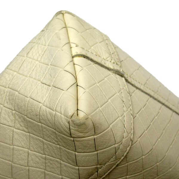 t17947g 2 Bottega Veneta Intrecciato Leather Tote Bag Ivory