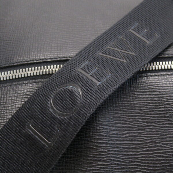 t18344a 2 Loewe Crossbody Bag Leather Shoulder Bag Black