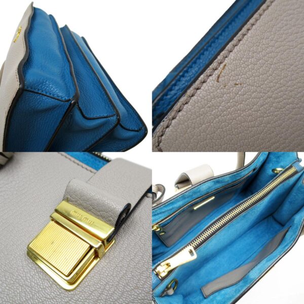 t19101a 4 c Miu Miu Handbag Shoulder Bag Leather Greige