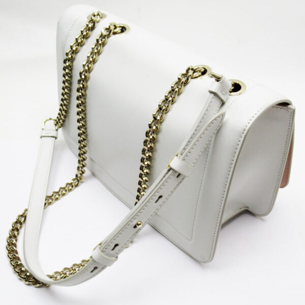 t19127a 1 Salvatore Ferragamo Rose Leather Crossbody Bag White