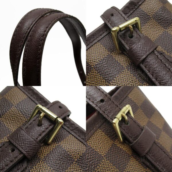 t19391a 2 c Louis Vuitton Marais Damier Canvas Handbag Brown