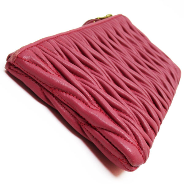 t19463g 1 Miu Miu Pouch Matelasse Leather Pink