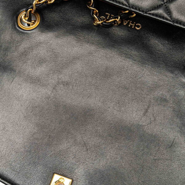 tckuhcce6trimoms 9 Chanel Diana Chain Shoulder Bag Lambskin Black