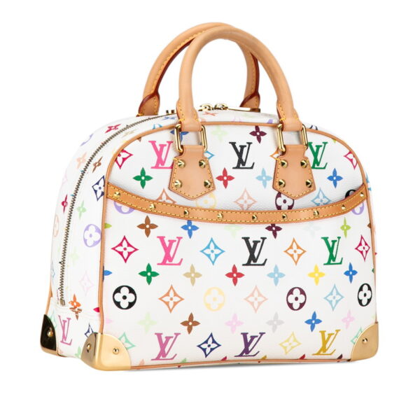 uqudkdnate057c9e 2 Louis Vuitton Monogram Multicolor Trouville Studded Handbag Bronze