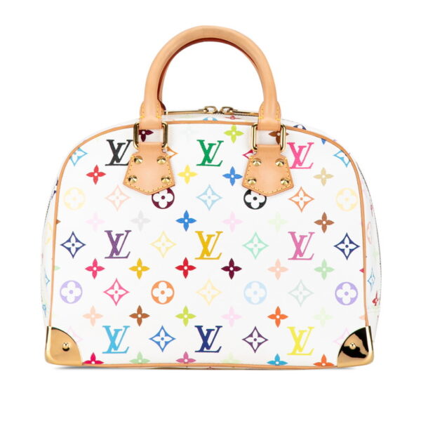 uqudkdnate057c9e 3 Louis Vuitton Monogram Multicolor Trouville Studded Handbag Bronze