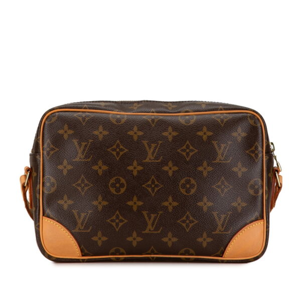 vov0pmttpkk3ub3d 3 Louis Vuitton Monogram Trocadero 27 Shoulder Bag Brown