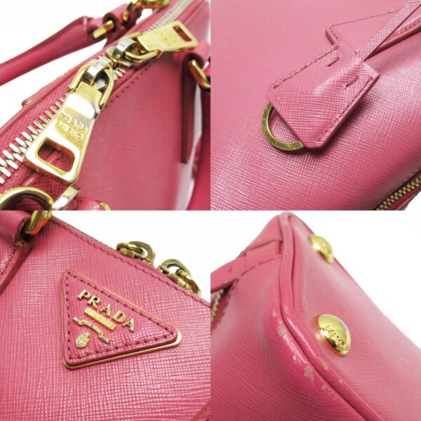 w0034a 3 c Prada Crossbody Shoulder Bag Leather Pink