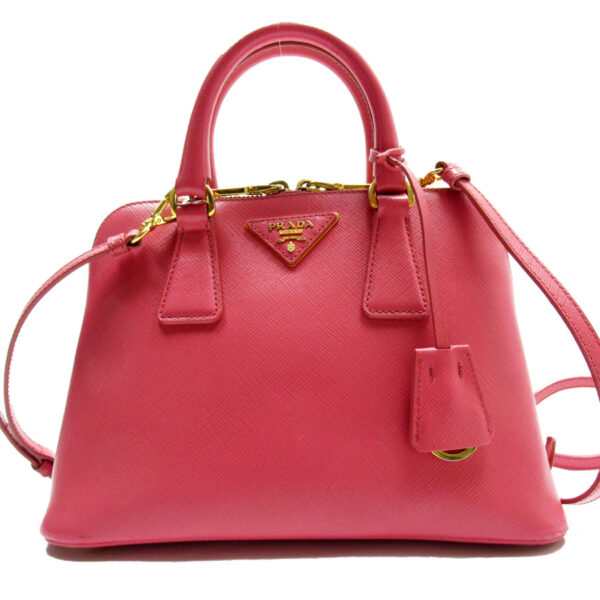 w0034a Prada Crossbody Shoulder Bag Leather Pink