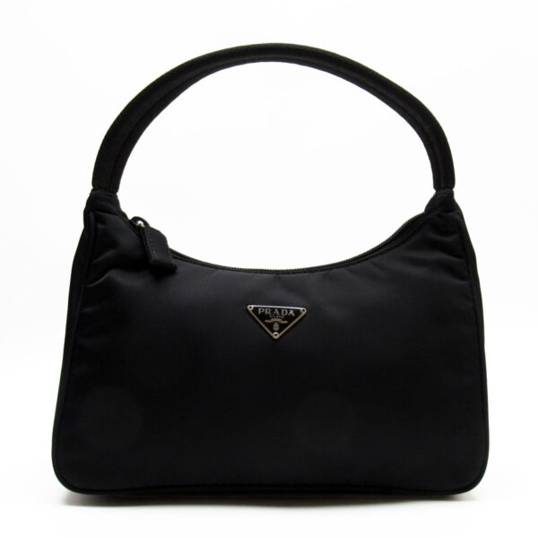 w0103f Prada Shoulder Bag Nylon Black