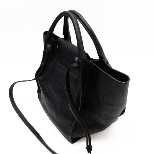 w0266a 1 Celine Big Bag Small Shoulder Bag Leather Black