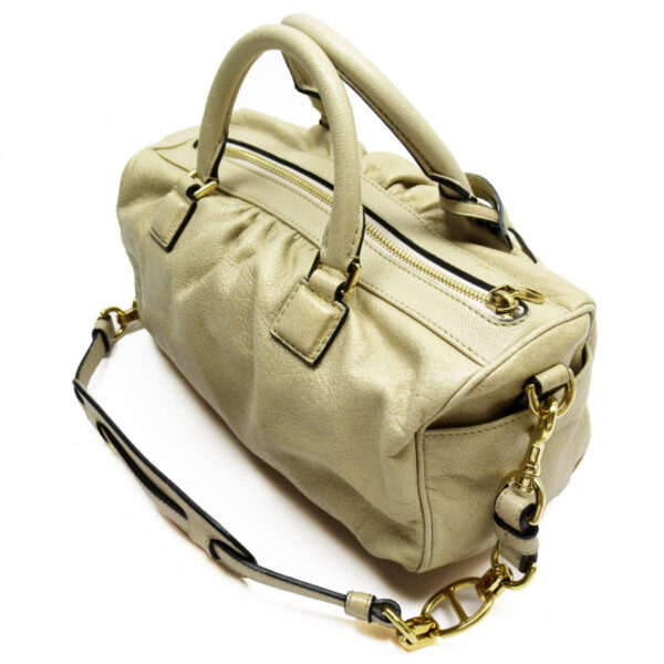 w0275a 1 Loewe Shoulder Bag Leather Beige