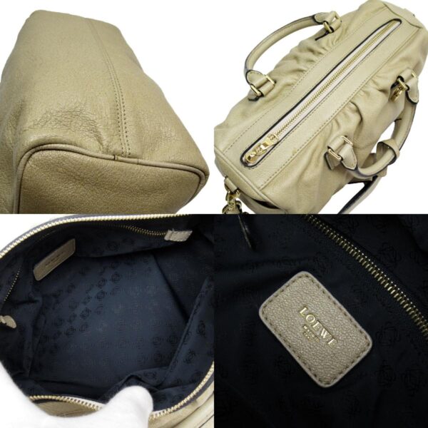 w0275a 10 c Loewe Shoulder Bag Leather Beige