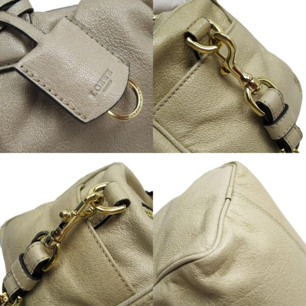 w0275a 6 c Loewe Shoulder Bag Leather Beige