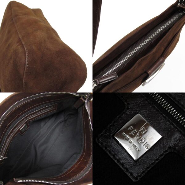 w0292f 7 c Fendi Shoulder Bag Suede Brown