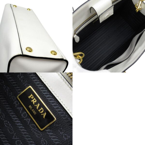 w0355a 10 c Prada Shoulder Bag Leather White