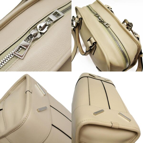 w0391a 5 c Loewe Amazona Leather Crossbody Shoulder Bag Beige