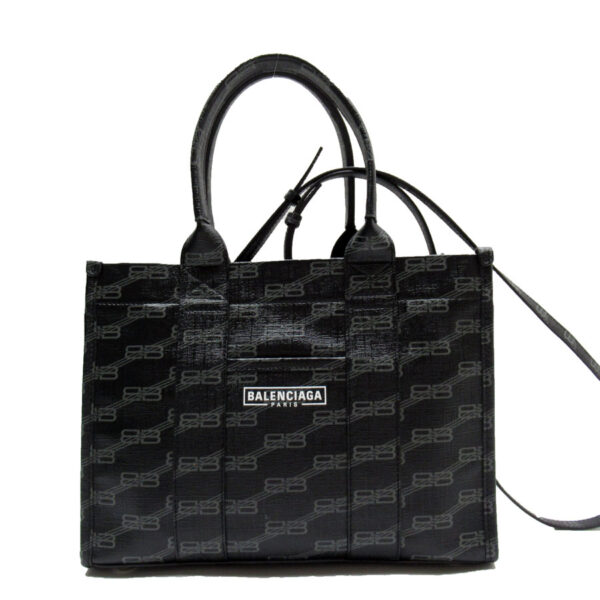 w0393j Balenciaga Small Tote Bag Black Gray