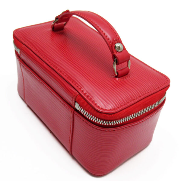 w0426a 1 Louis Vuitton Coffret A Bijou Epi Leather Jewelry Case Red