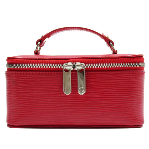 w0426a Louis Vuitton Coffret A Bijou Epi Leather Jewelry Case Red