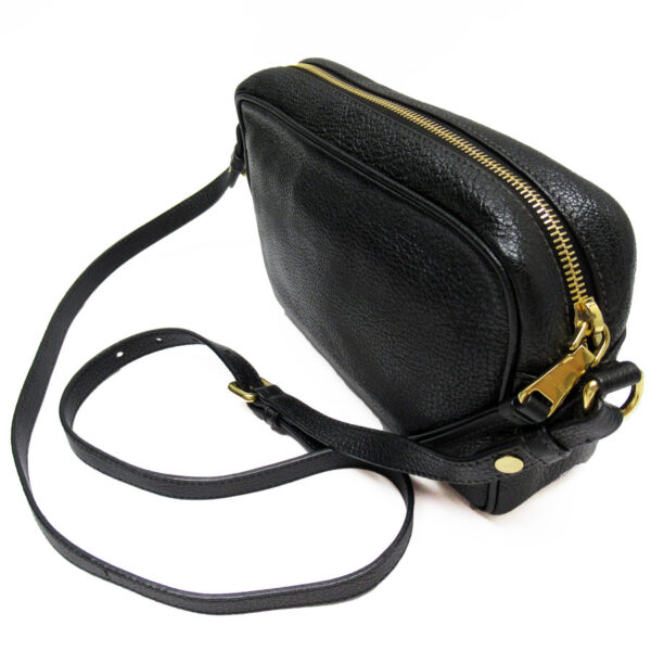 w0444a 1 Miu Miu Crossbody Shoulder Bag Leather Black