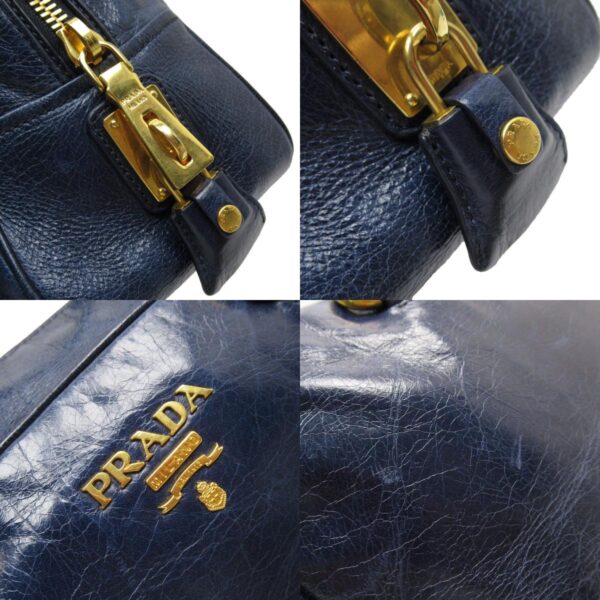 w0566a 2 c Prada Shoulder Bag Leather Blue