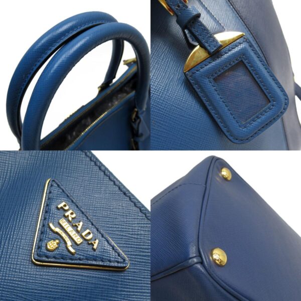 w0721a 2 c Prada Shoulder Bag Leather Blue