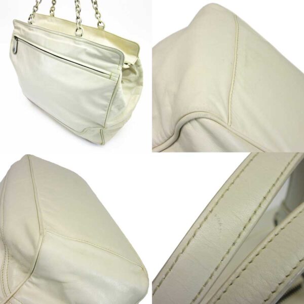 x2722 1 Bottega Veneta Intrecciato Leather Shoulder Bag Ivory