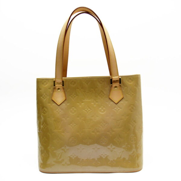 x3067 Louis Vuitton Houston Vernis Leather Shoulder Bag Beige