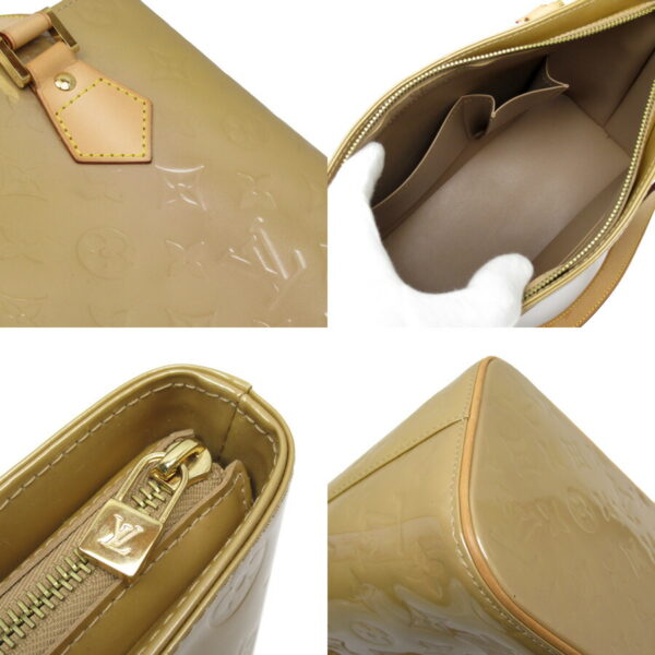 x3067 2 Louis Vuitton Houston Vernis Leather Shoulder Bag Beige