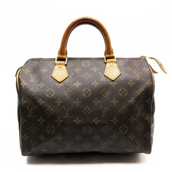 x3253 Louis Vuitton Speedy 30 Monogram Canvas Bag Brown