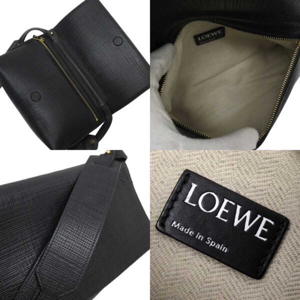 x3413a 1 Loewe Shoulder Bag Leather Black