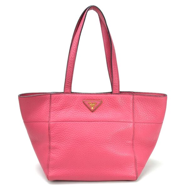 y15192f Prada Leather Shoulder Bag Pink