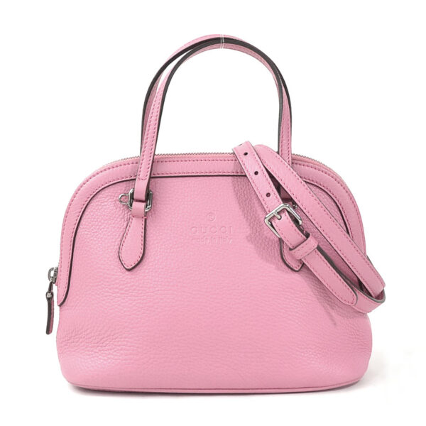 y15332d Gucci Leather Crossbody Shoulder Bag Pink