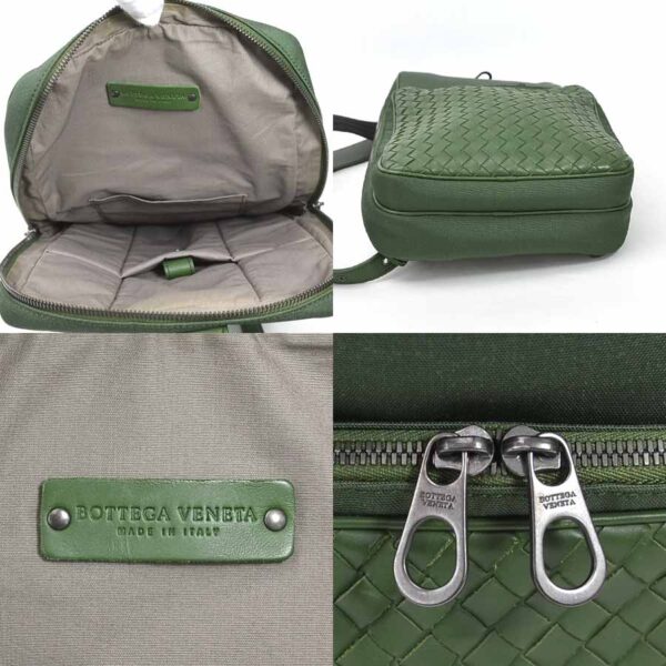 y15763a 5 Bottega Veneta Intrecciato Leather Body Bag Green