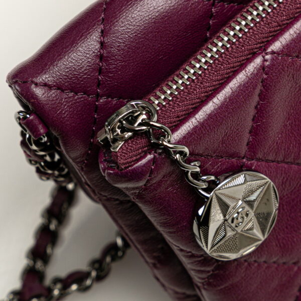 y4x8xjsy37m7491i 8 Chanel Cocomark Mini Matelasse Chain Shoulder Bag Purple