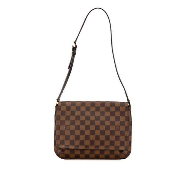 y83lfgmuncbl9gjt 1 Louis Vuitton Damier Musette Tango Shoulder Bag Brown