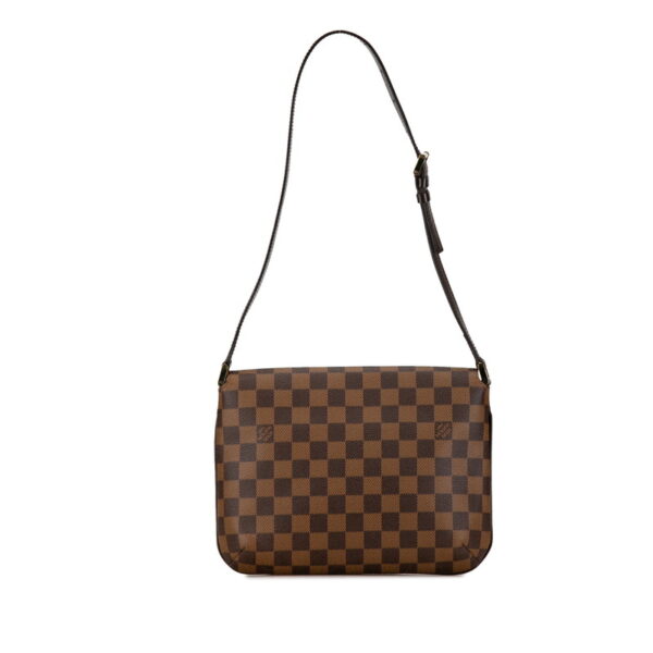 y83lfgmuncbl9gjt 3 Louis Vuitton Damier Musette Tango Shoulder Bag Brown