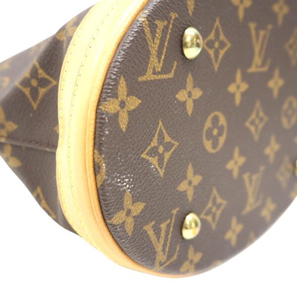 z0001508 3 Louis Vuitton Bucket PM Monogram Tote Bag Brown