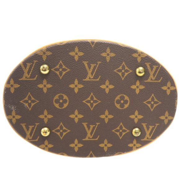 z0001508 5 Louis Vuitton Bucket PM Monogram Tote Bag Brown