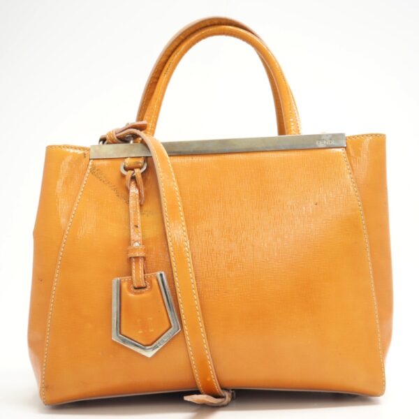 z0002313 1 Fendi Titoujour 2Way Shoulder Bag Orange