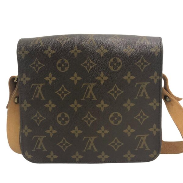 z0002494 2 Louis Vuitton Cartesier Shoulder Bag Monogram Brown