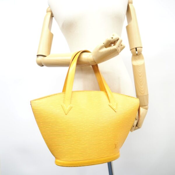 z0003727 13 Louis Vuitton Saint Jacques Epi Handbag Yellow