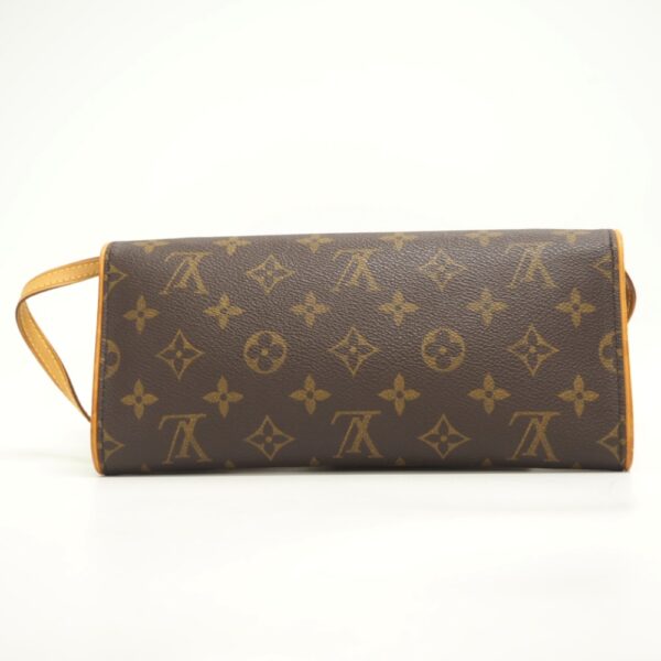 z0003830 2 Louis Vuitton Pochette Twin GM Monogram Shoulder Bag Brown