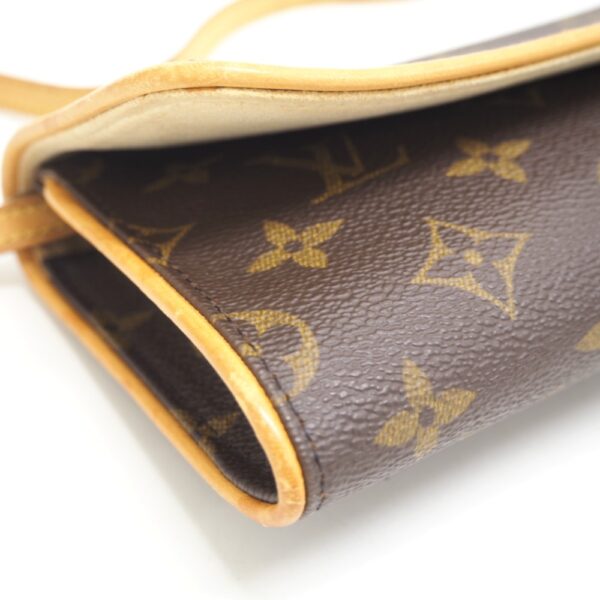 z0003830 3 Louis Vuitton Pochette Twin GM Monogram Shoulder Bag Brown