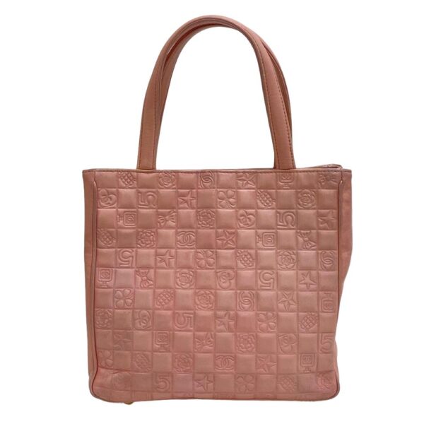 z0004618 2 Chanel Chocolate Bar Icon Handbag Pink