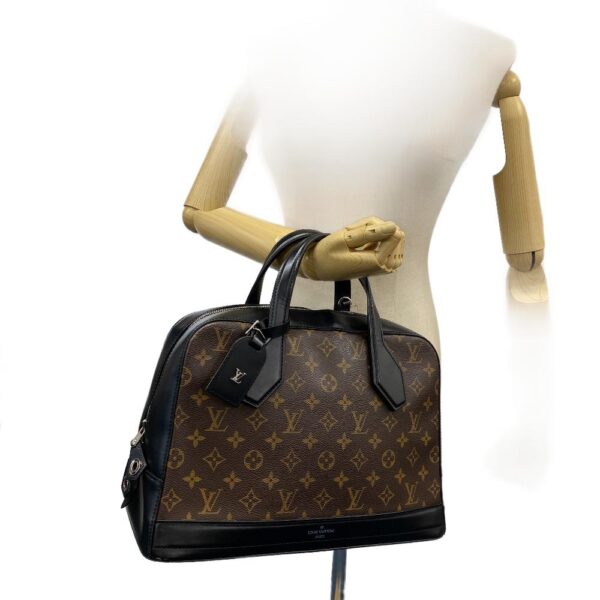 z0004681 11 Louis Vuitton Dora MM 2Way Shoulder Bag Macassar Brown