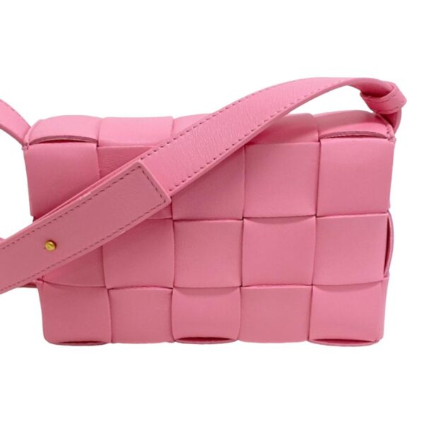 z0004822 1 Bottega Veneta Cassette Shoulder Bag Pink