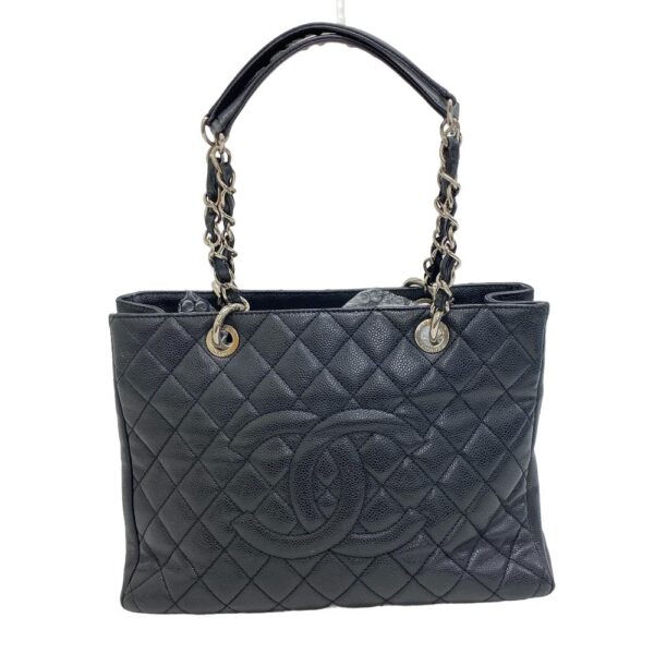 z0004887 1 Chanel GST Chain Tote Bag Black