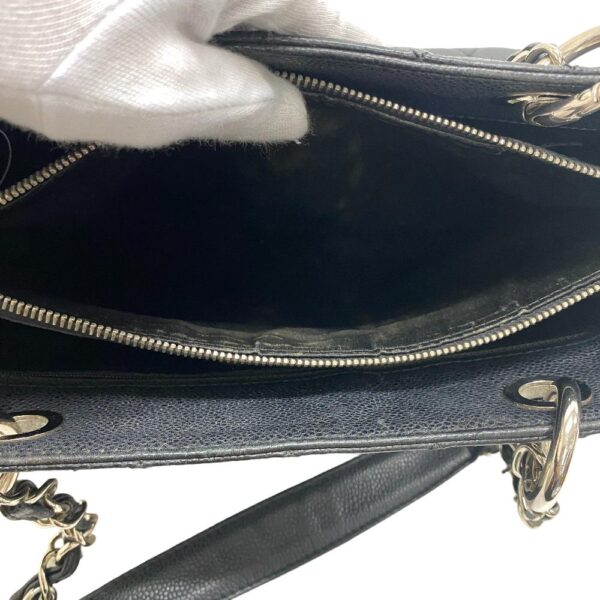 z0004887 10 Chanel GST Chain Tote Bag Black